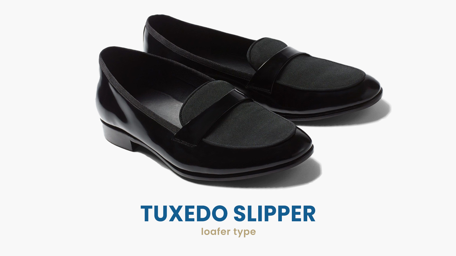 tuxedo slipper loafer