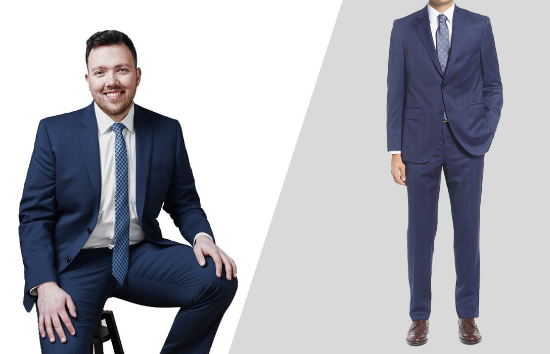 unfasten the suit jacket when sitting