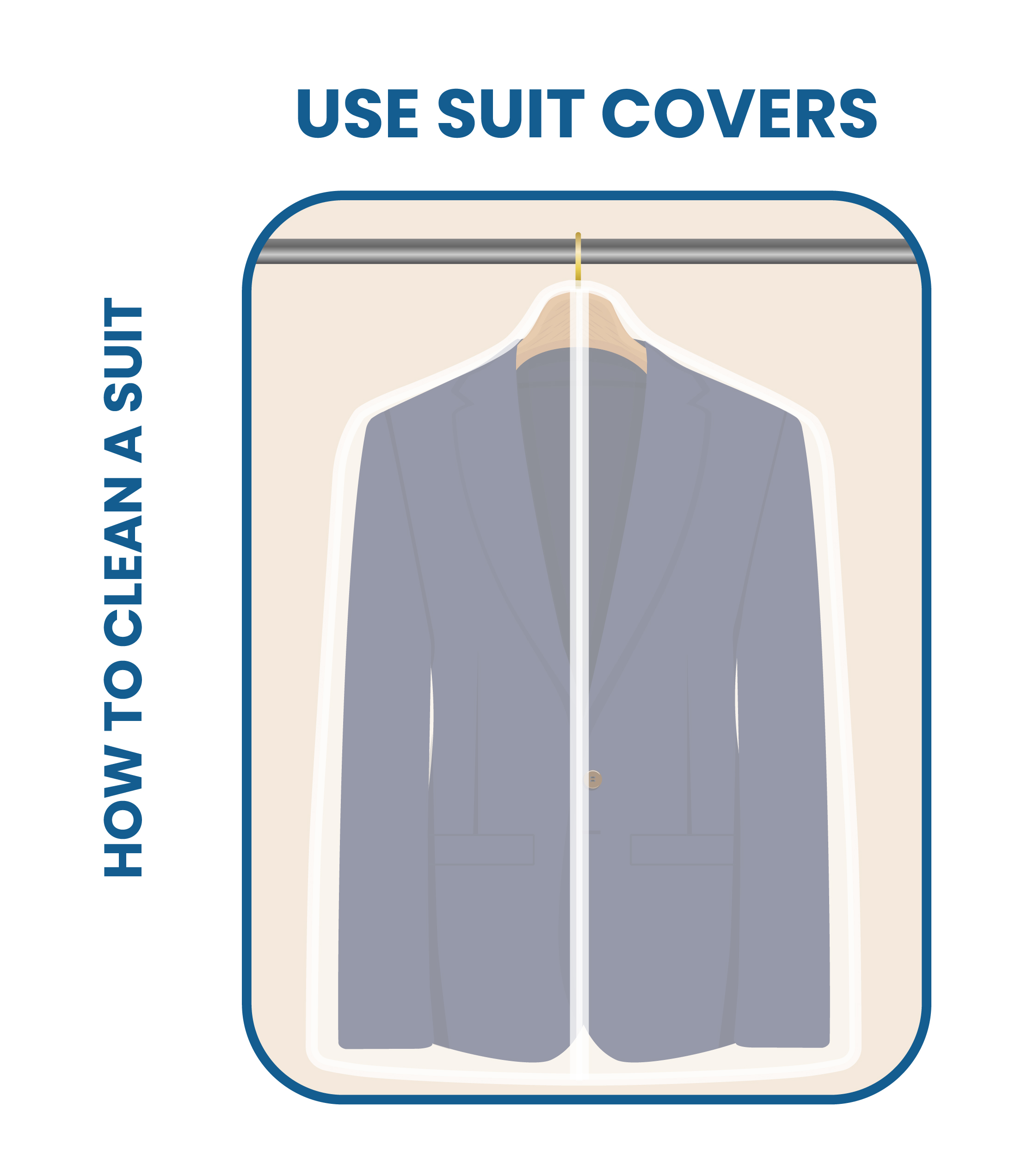 use high-quality suit hangers