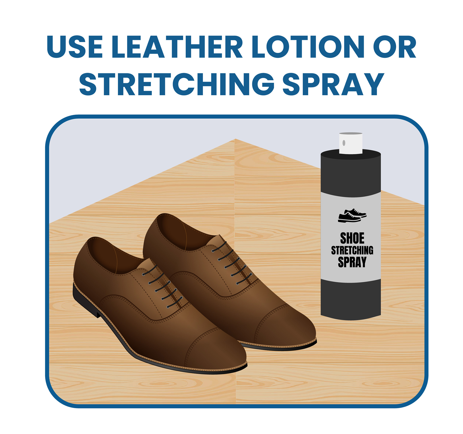 dress shoes and leather lotion