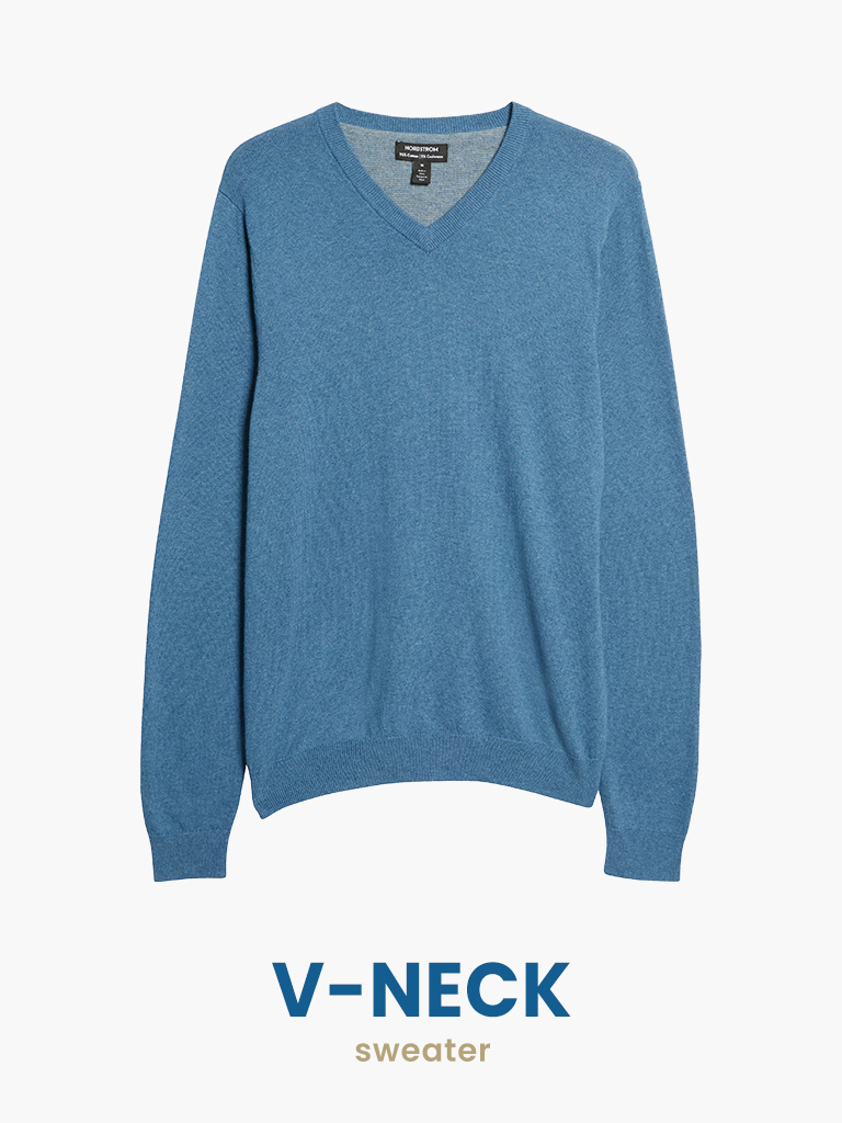 v-neck sweater type