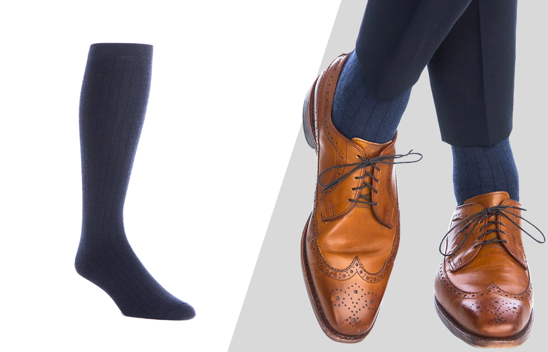 wear wool dress socks for winter