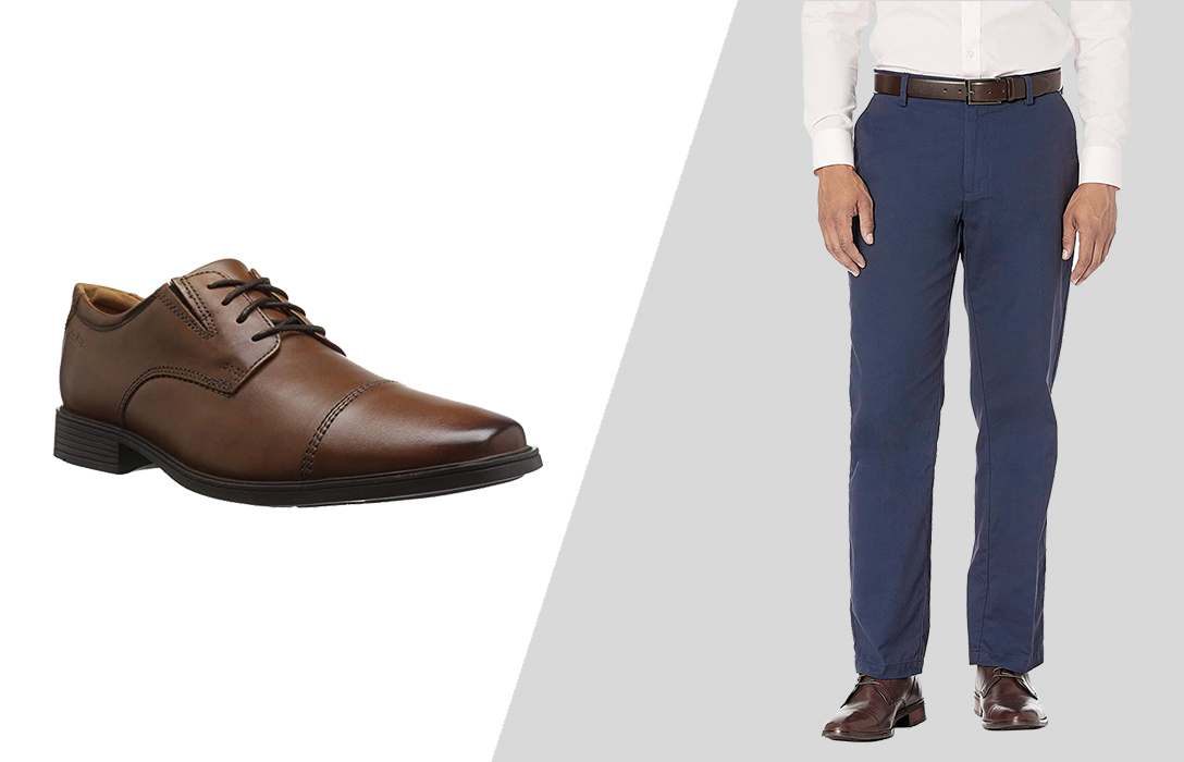 How to Wear Blue Pants and Brown Shoes - Suits Expert