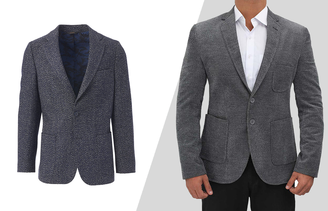 how the pocket affects jacket style: wearing sport coat