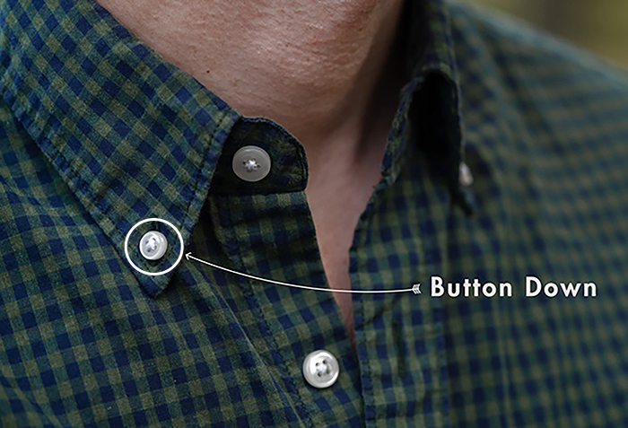 what defines the button-down shirt