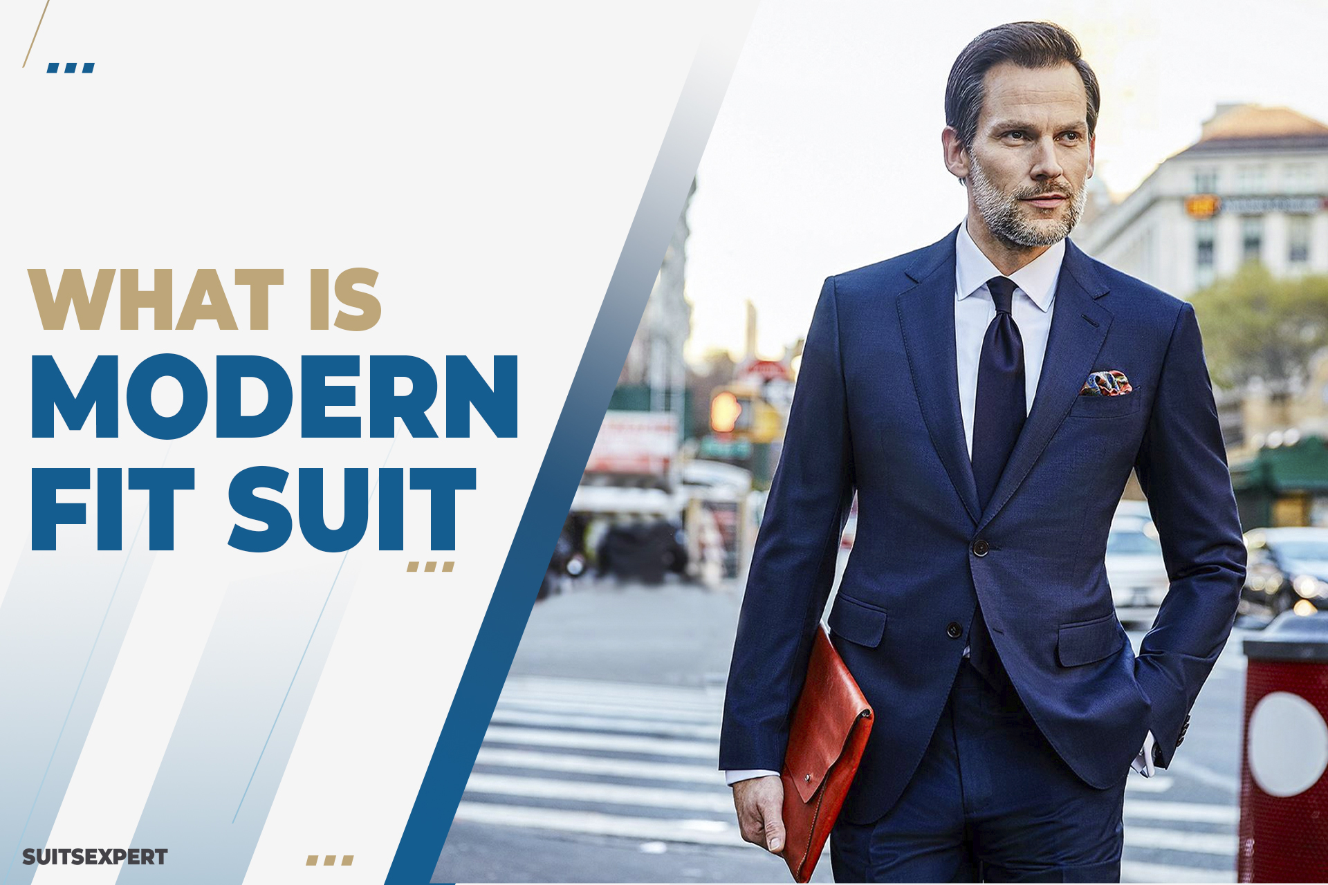 what is a modern-fit suit?