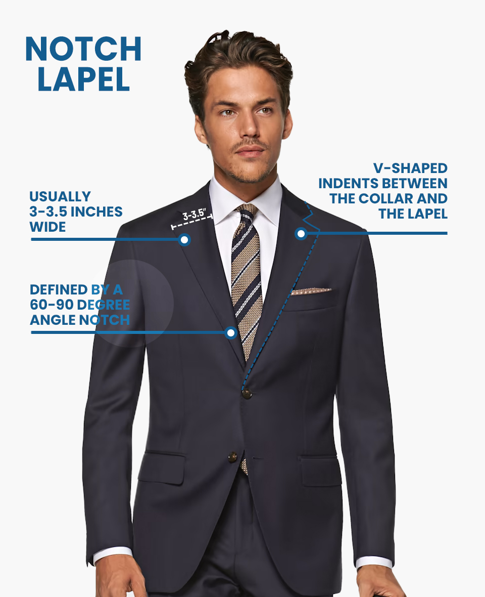 notch lapel suit jacket