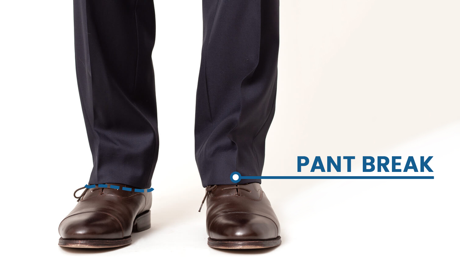 what is dress pant trouser break