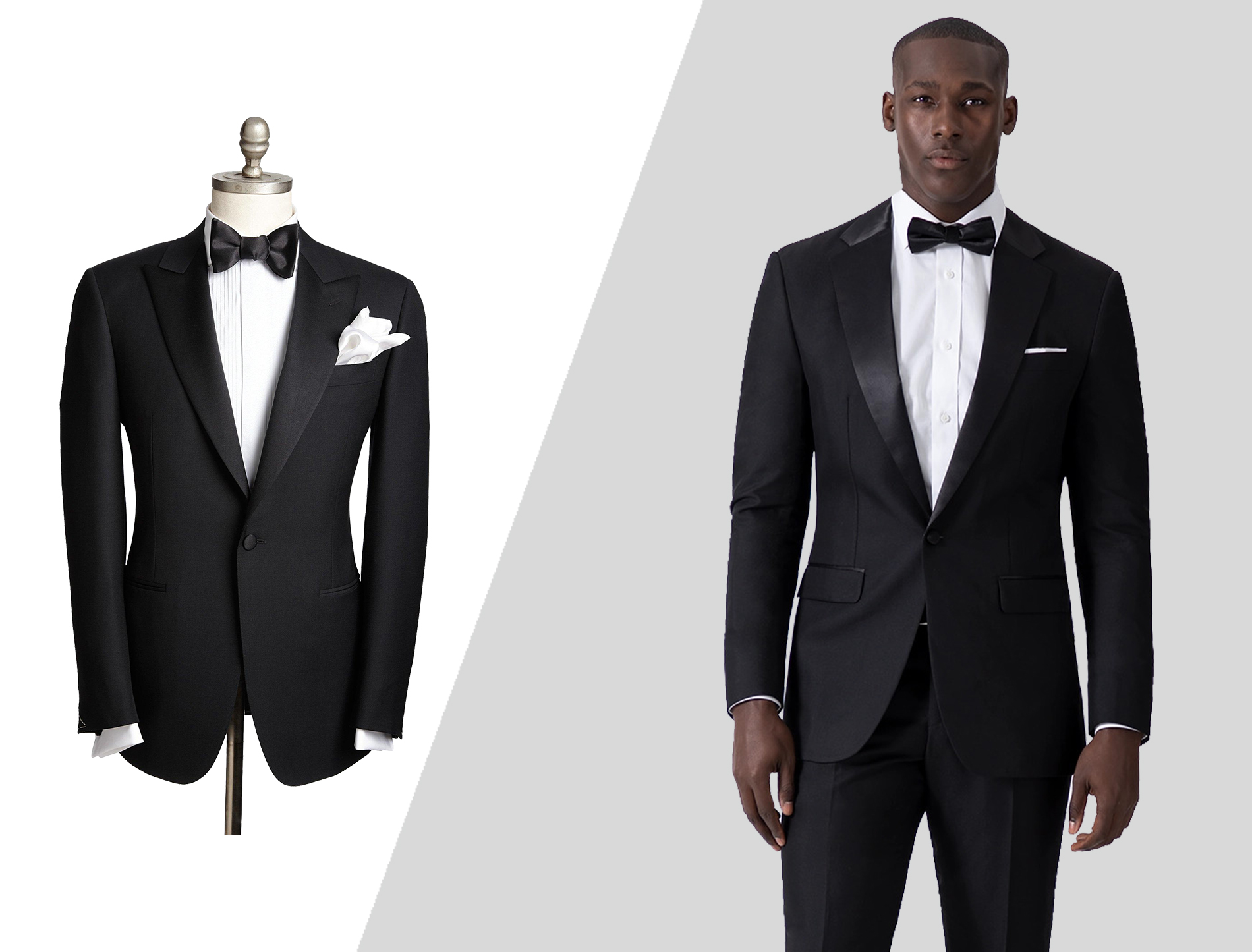 single-breasted tuxedo jacket