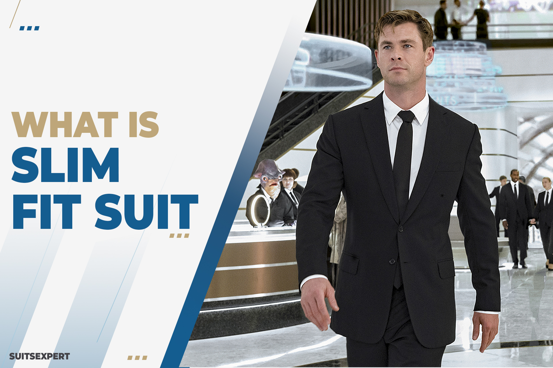 what is a slim-fit suit?