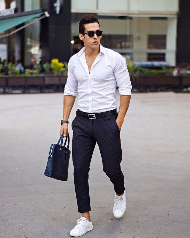 How to Wear Men's White Dress Shirt ...