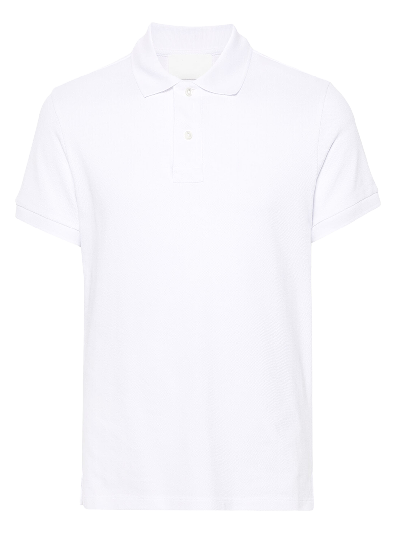 white polo T-shirt