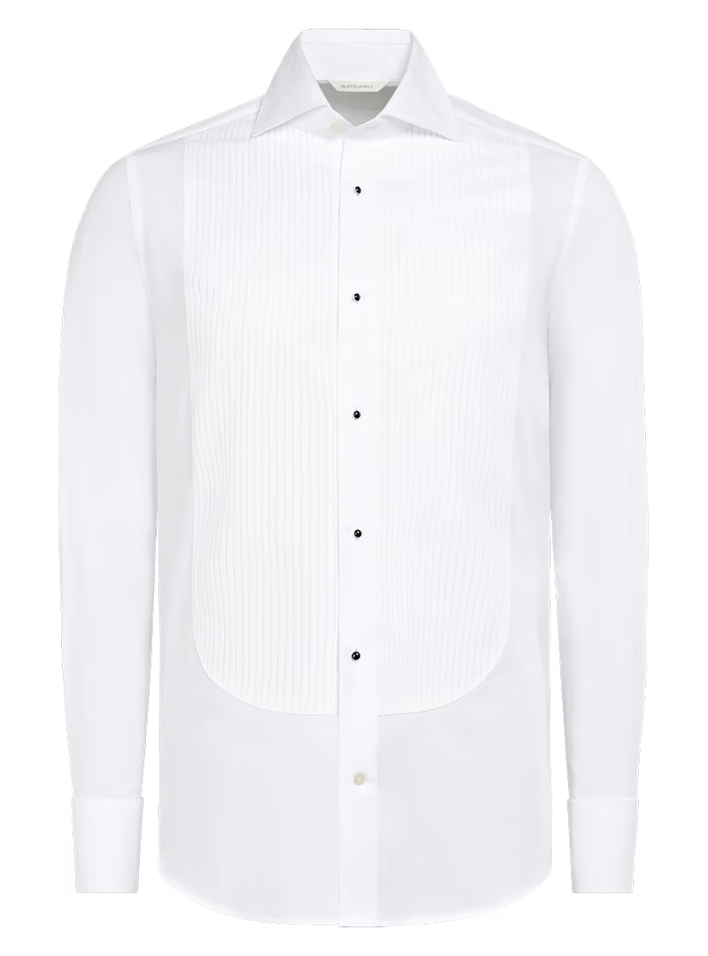 white tuxedo shirt